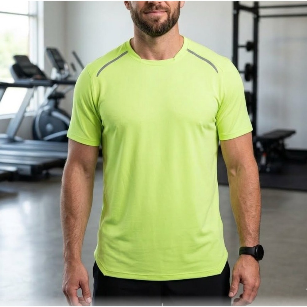 Lululemon Fast and Free Short Sleeve Shirt Reflective Faded Zap Neon Yellow